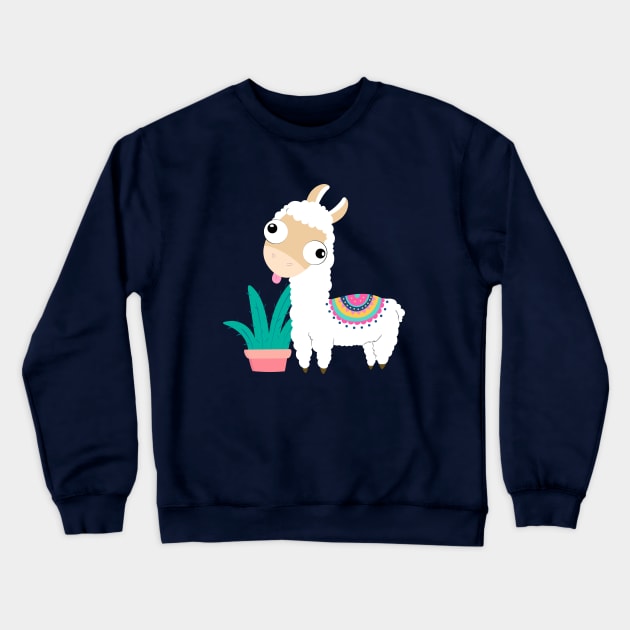 Alpaca Crewneck Sweatshirt by Namarqueza